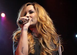 Demi Lovato em show em São Paulo