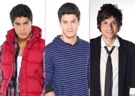 Micael Borges, Arthur Aguiar e Chay Suede