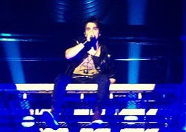 Luan Santana em show de lançamento de seu novo CD