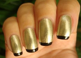 Unhas no estilo inglesinha