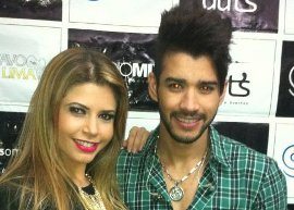 Gusttavo Lima tira foto com a ex-BBB Cacau!