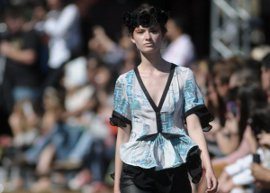 Modelo desfilando pela Cavalera - SPFW 2013