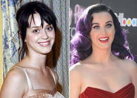 Antes e depois de cantoras famosas