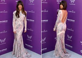 Lea Michele veste Emilio Pucci no 11º Chrysalis Butterfly Ball