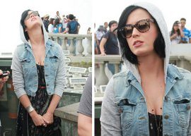 Katy Perry visita o Cristo Redentor! ^^
