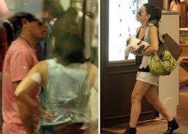 Giovanna Lancellotti e Arthur Aguiar são vistos juntos