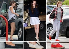 Como usar alpargatas - famosas com alpargatas