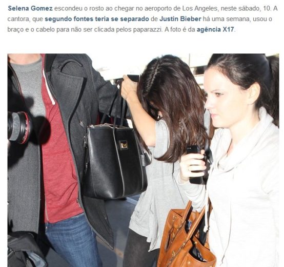 Selena Gomez foge dos paparazzi após boato de separação
