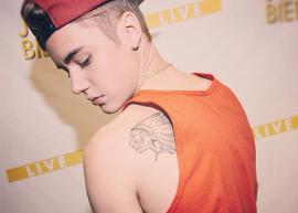 Justin Bieber faz tatuagem para o avô