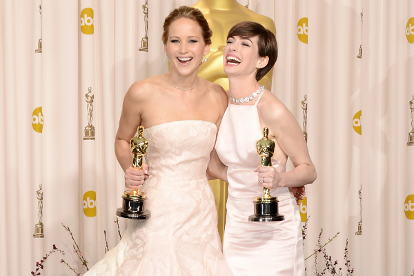 Jennifer e Anne no Oscar 2013