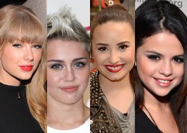 girl crush taylor swift miley cyrus demi lovato selena gomez