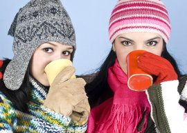 Amigas e frio