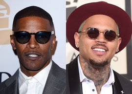 chris brown e jamie fox