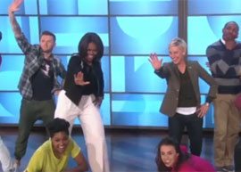 michelle obama e ellen degeneres
