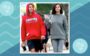Elementos dos signos: símbolos de água representados ao lado de Selena e Justin caminhando