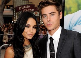 Vanessa Hudgens fala sobre namoro com Zac Afron