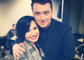 Demi Lovato pede para fazer parceria musical com Sam Smith
