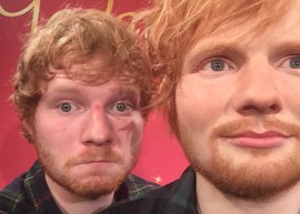 Ed Sheeran ganha estátua de cera no Museu Madame Tussauds
