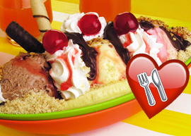 Receita delícia: Banana-Split
