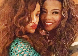 Ludmilla janta com Rihanna e a convida para churrasco em sua casa!