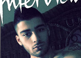 "Estou chegando", diz Zayn Malik na capa da revista "Interview"