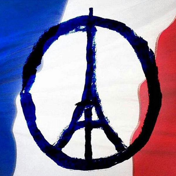 17 homenagens emocionantes para as vítimas de Paris