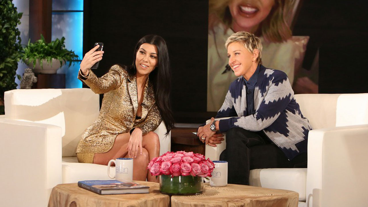 Ellen Degeneres e Kourtney Kardashian