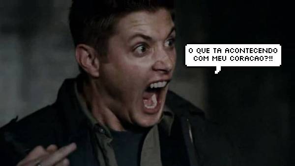 Dean Winchester gritando coração