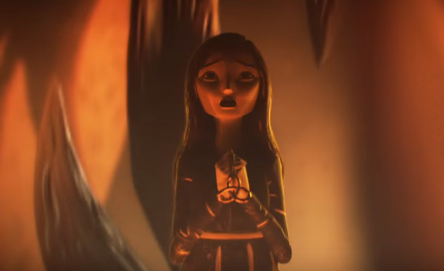 Menina do conto Escola de Magia e Bruxaria de Jk Rowling