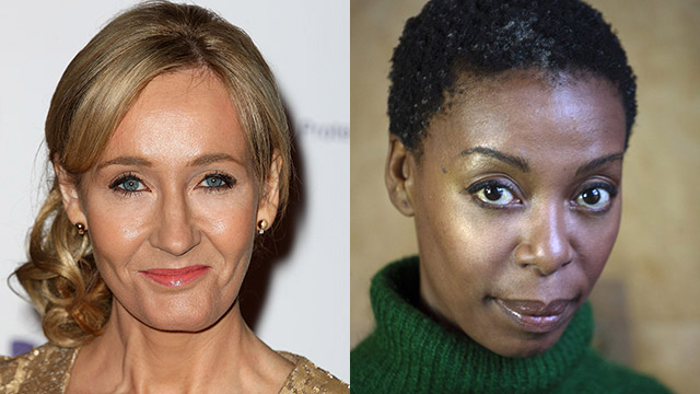 Jk Rowling e Noma, que interpreta Hermione