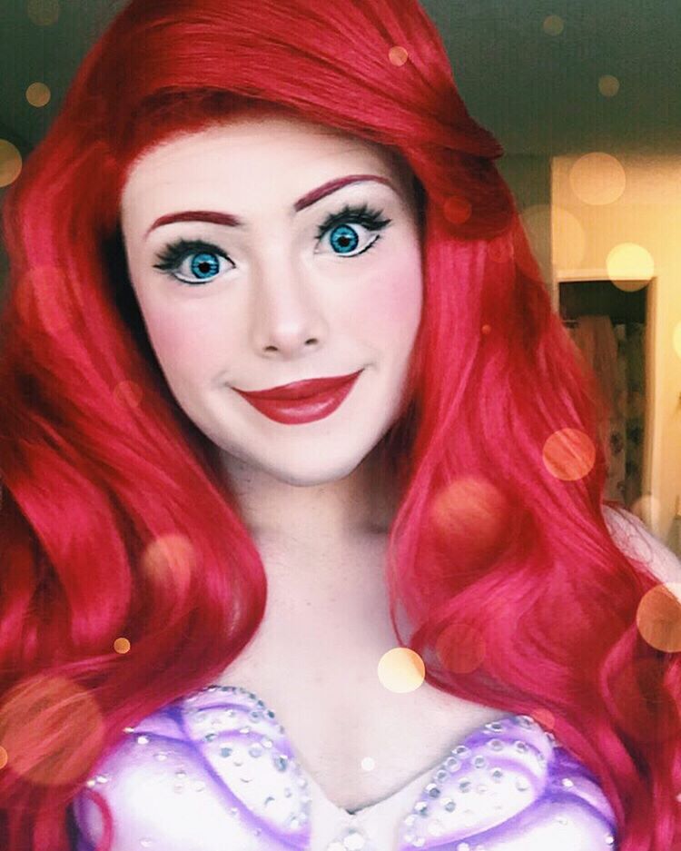 Richard de princesa ariel maquiagem