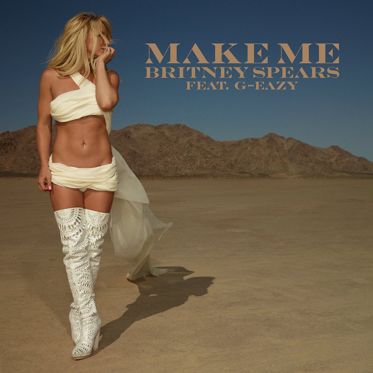 Britney Spears capa do single "Make Me''