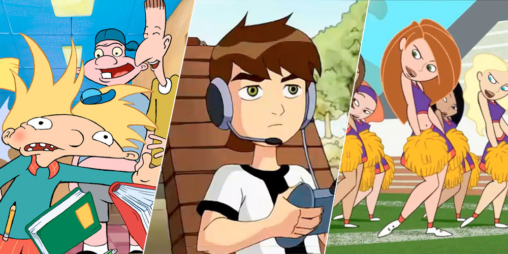 desenhos da nossa infância: bem 10, kim posible e hey arnold