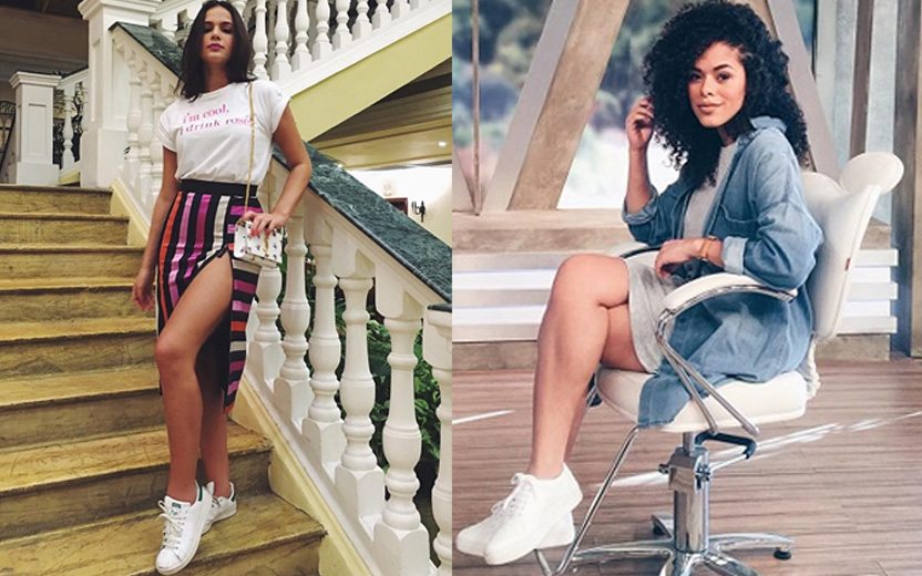 Looks com tênis branco: inspire-se nas famosas e comece a usar!