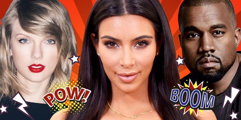 Briga Kim Kardashian e Taylor Swift