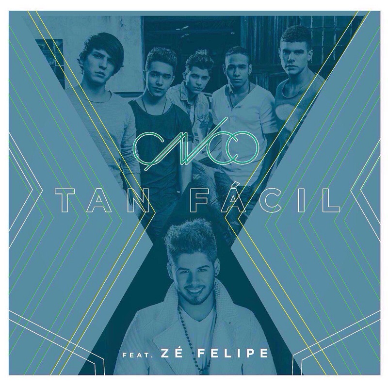 Capa do single da banda CNCO com ZÉ Felipe