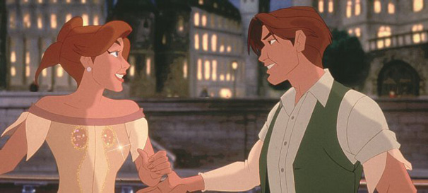 anastasia e dimitri dançando