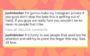 Print de resposta de Justin Bieber ao comentário de Selena Gomez