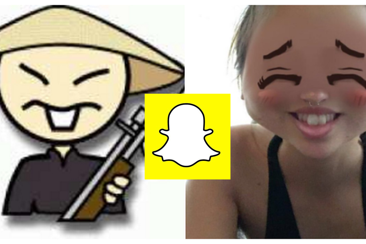 snapchat yellowface