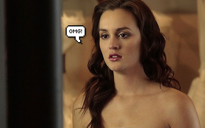 Blair Waldorf pensando OMG