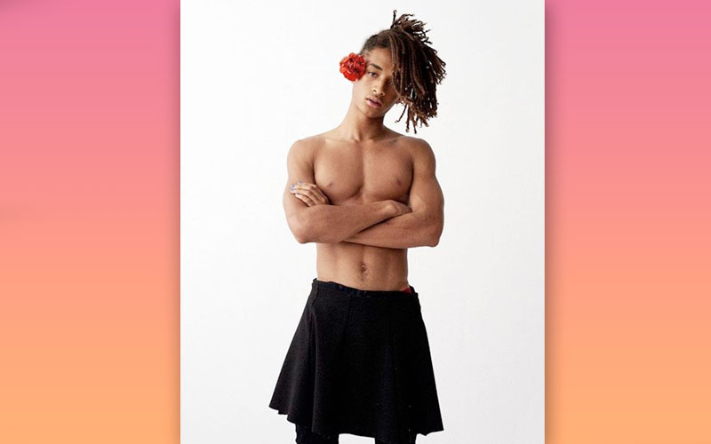jaden smith usando saia