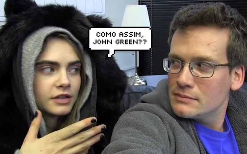 cara delevigne e john green