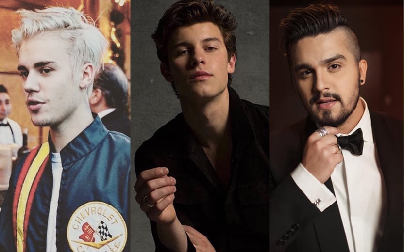 Qual o seu namorado famoso? Justin Bieber, Shawn Mendes ou Luan Santana?