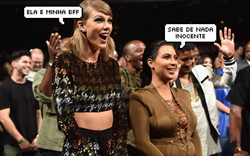 kim kardashian e taylor swift