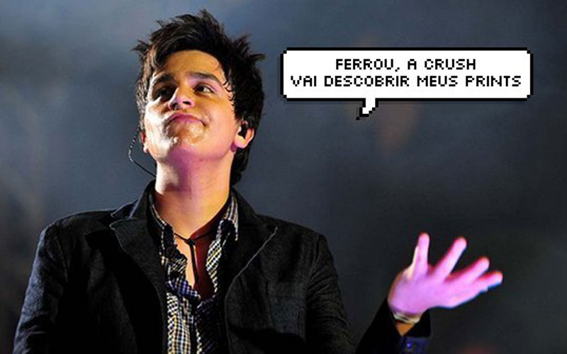 luan santana dizendo ferrou a crush vai descobrir meus prints