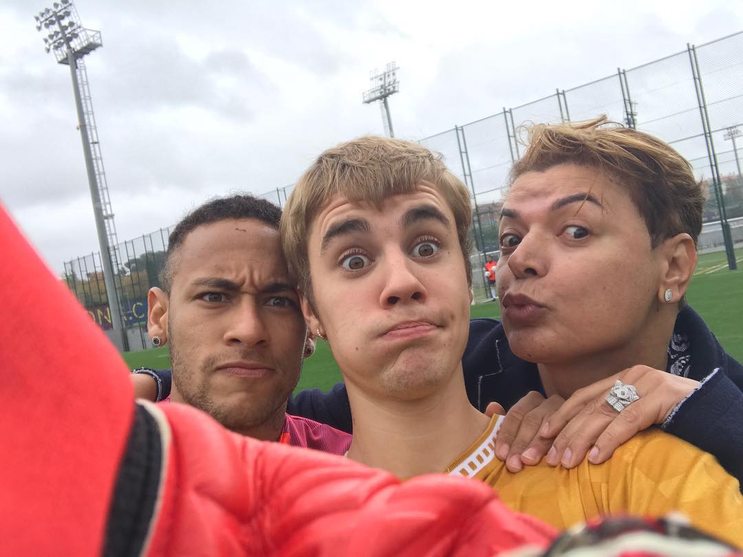 justin bieber neymar david brazil