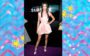 Kendall Jenner usando vestido rosa millenium