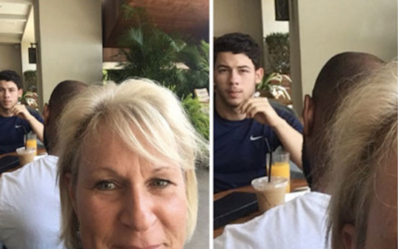 mãe que tirou foto acidental com nick jonas