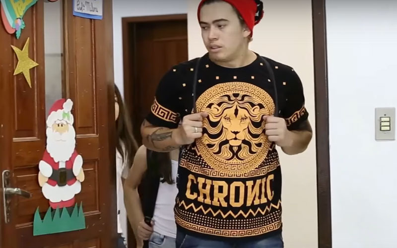 whindersson nunes no clipe de oitava serie