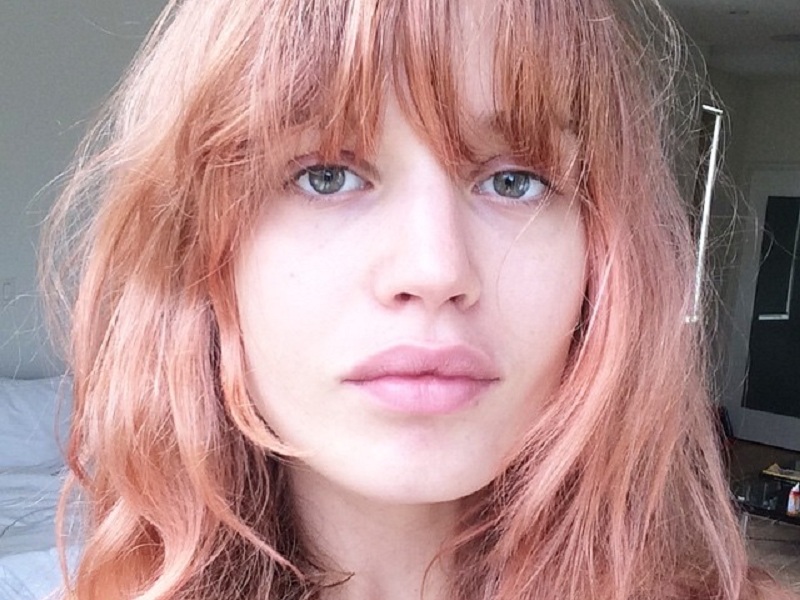 georgia may jagger de cabelo blorange